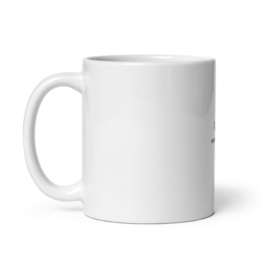 White glossy mug - Very Lucky